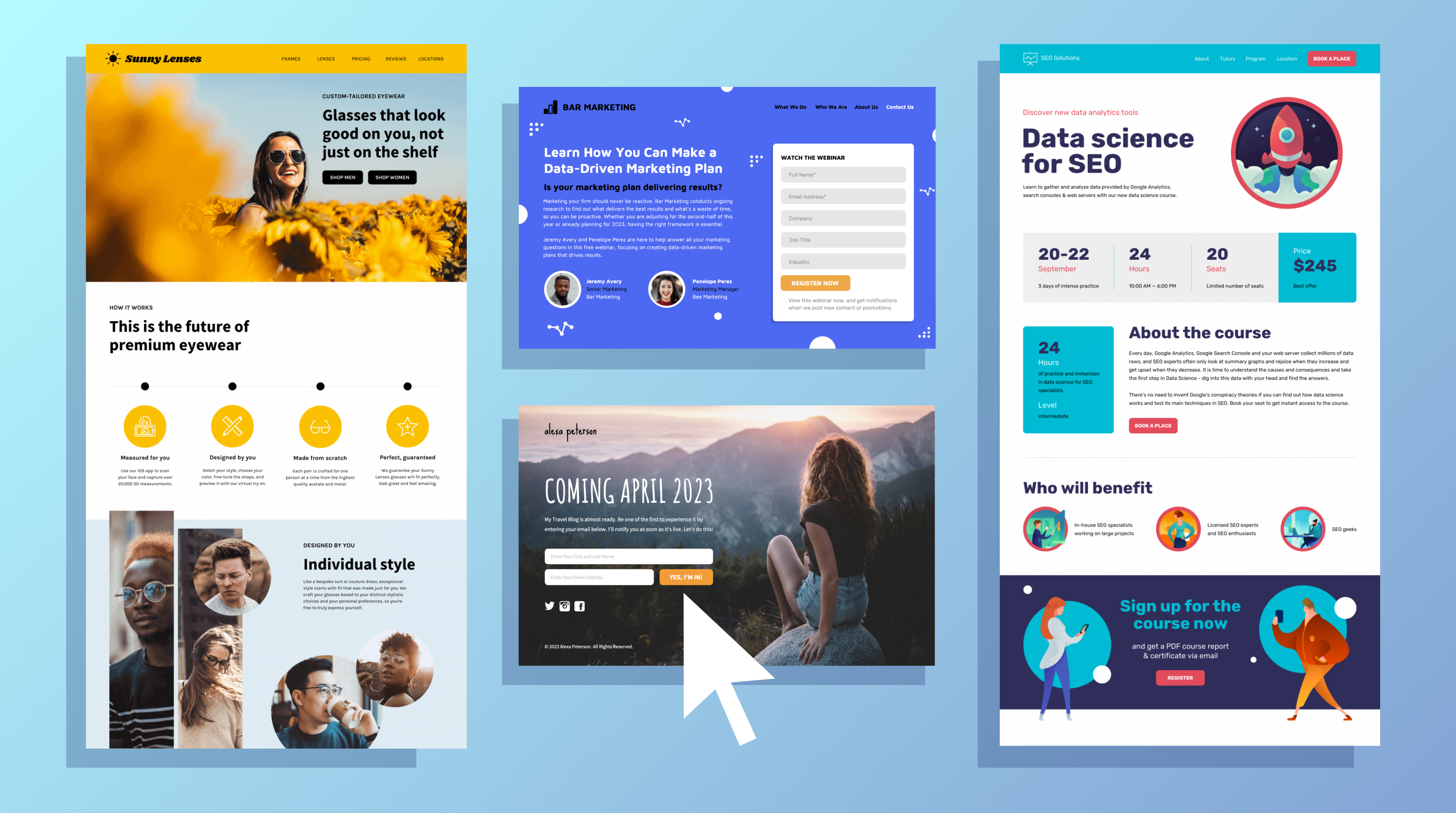 Création de landing pages à Laval